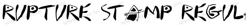 Rupture Stamp Regula字体转换